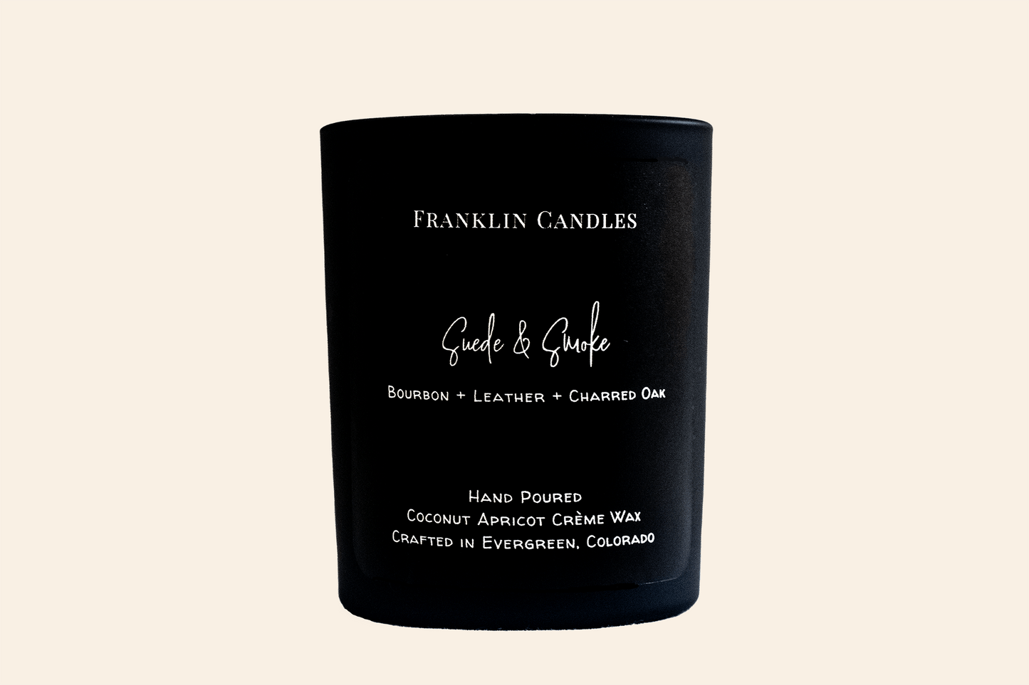 Suede & Smoke - Whispers of Adventure - Franklin Candles